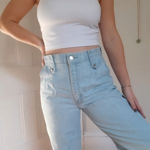 80s Vintage High Waisted Jeans